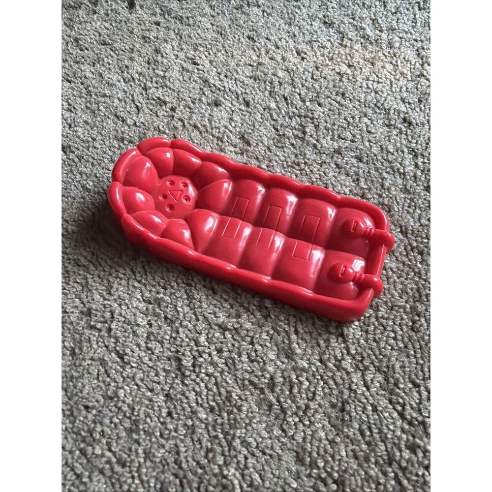Teenage Mutant Ninja Turtles 1990 Technodrome Mutation Red Pad Mat TMNT Vintage